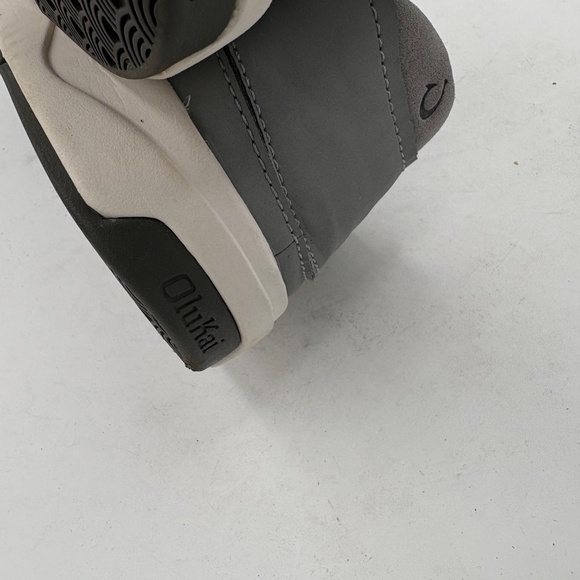 Olukai Lae'Ahi Mens Size 13 Shoes Poi Gray Mesh Slip On Beach Sneakers - Picture 9 of 15